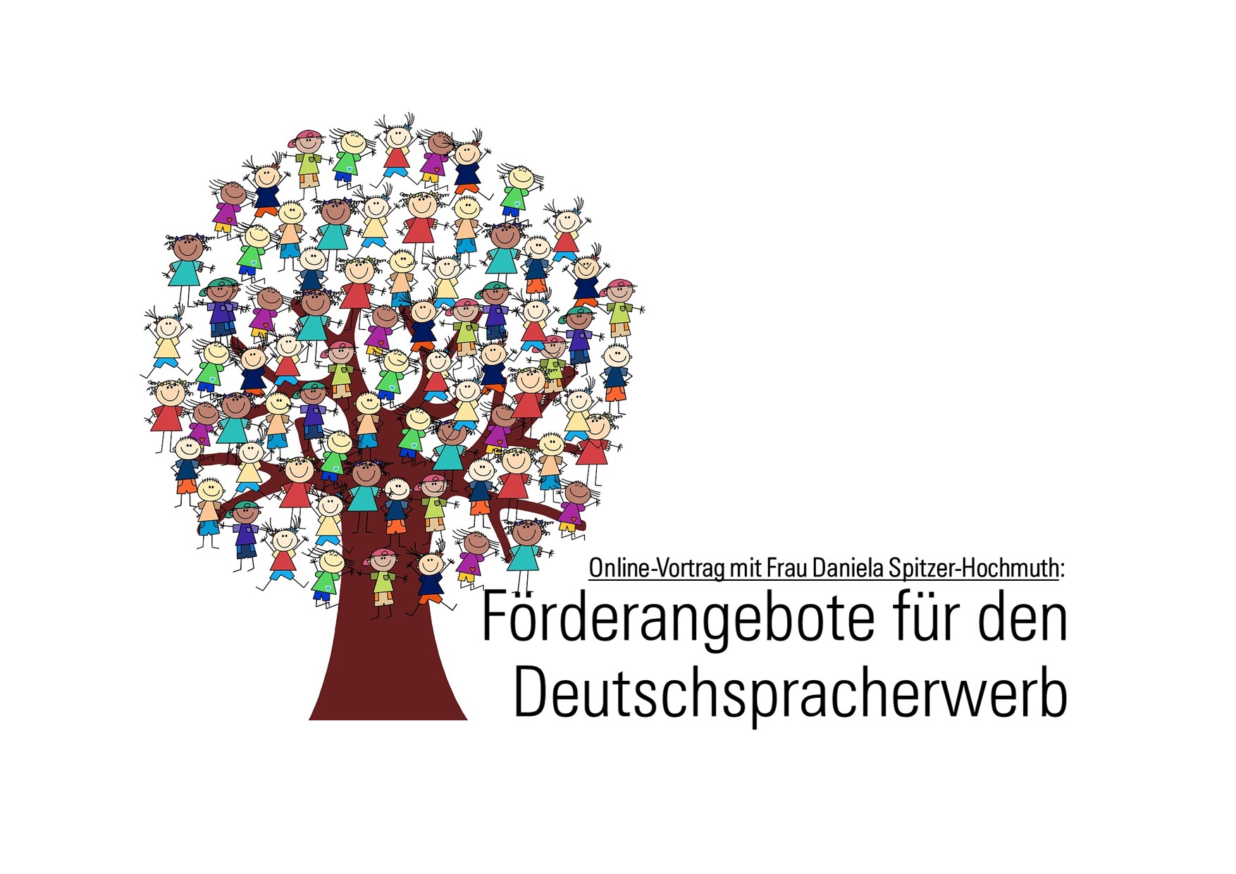 Digitaler Vortrag „Förderangebote zum Deutschspracherwerb für Kinder und Jugendliche“