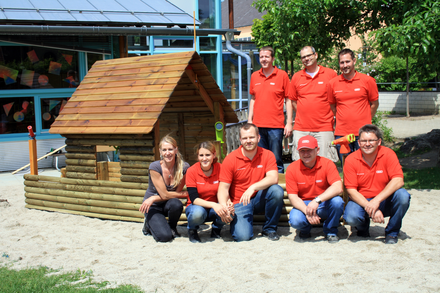 AUDI-Freiwilligentag ein voller Erfolg; Sechs Projekte im Landkreis Pfaffenhofen unterstützt