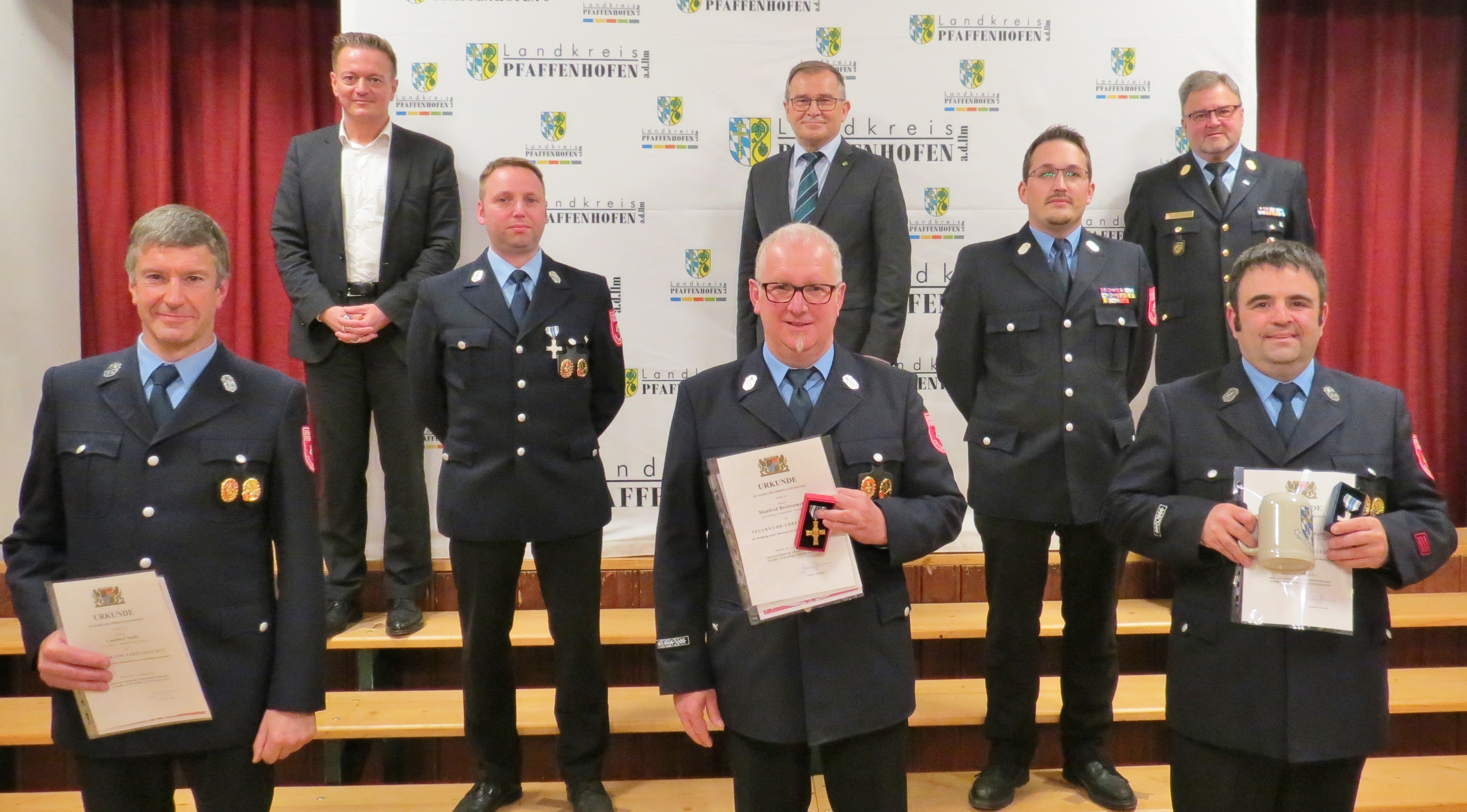 Feuerwehrehrung Jetzendorf