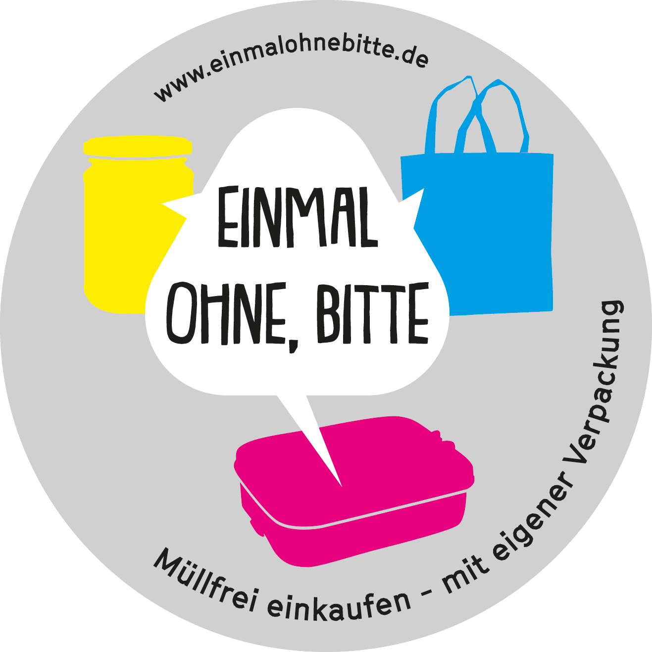 Logo Einmal ohne, bitte