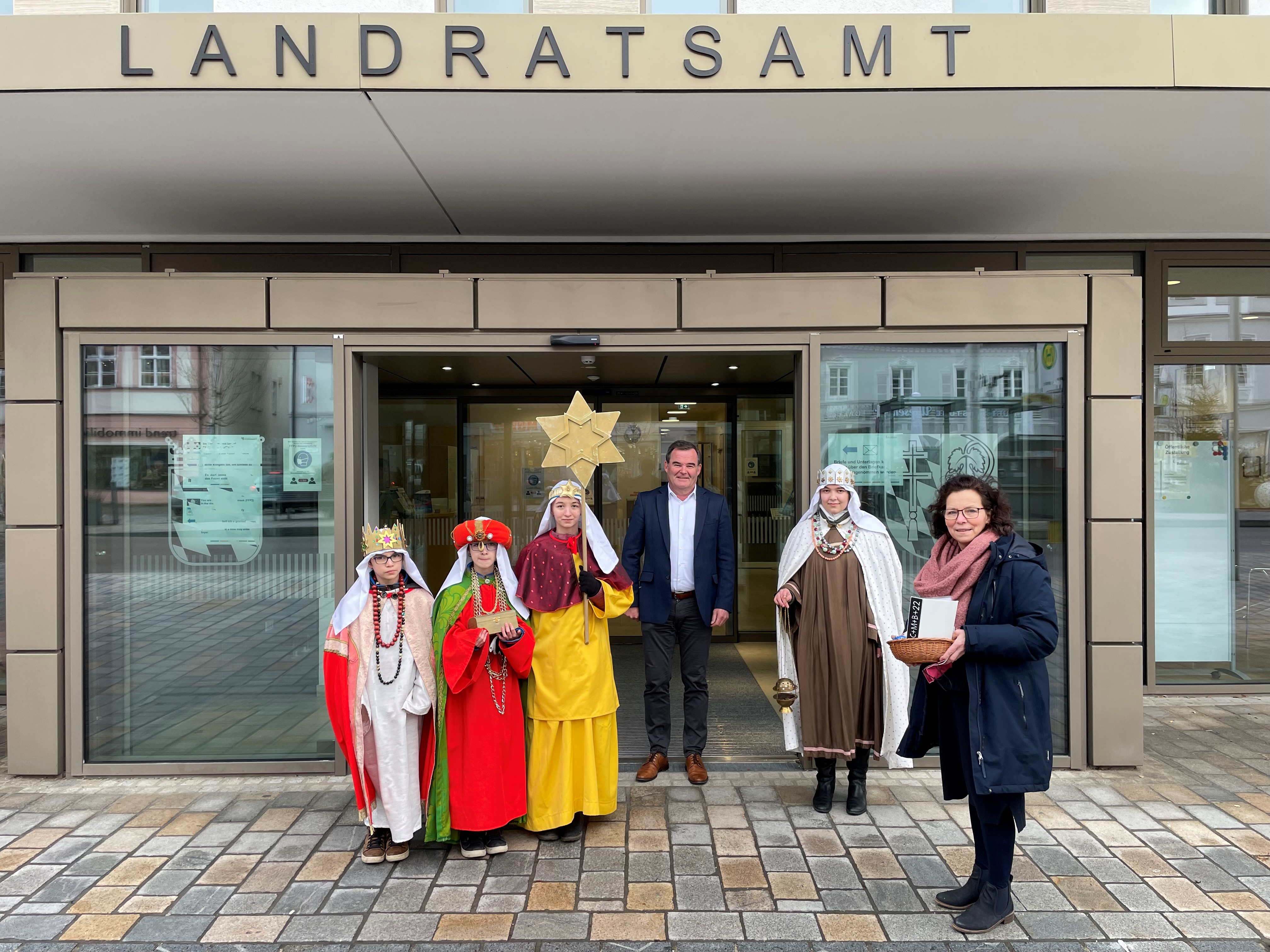 Sternsinger am Landratsamt Pfaffenhofen