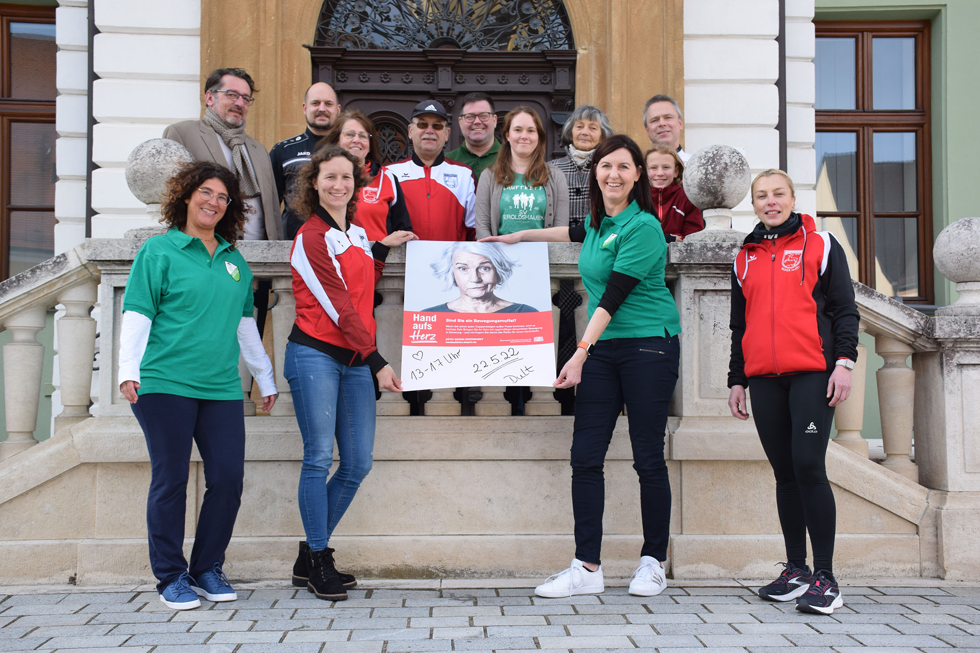 SV Geroldshausen und TSV Wolnzach engagieren sich für Hand aufs Herz