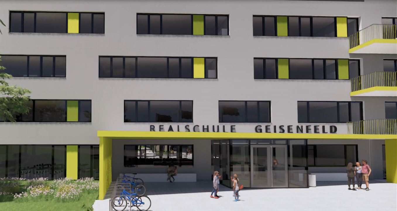 Erhöhtes Lärm- und Verkehrsaufkommen Bauarbeiten Realschule Geisenfeld