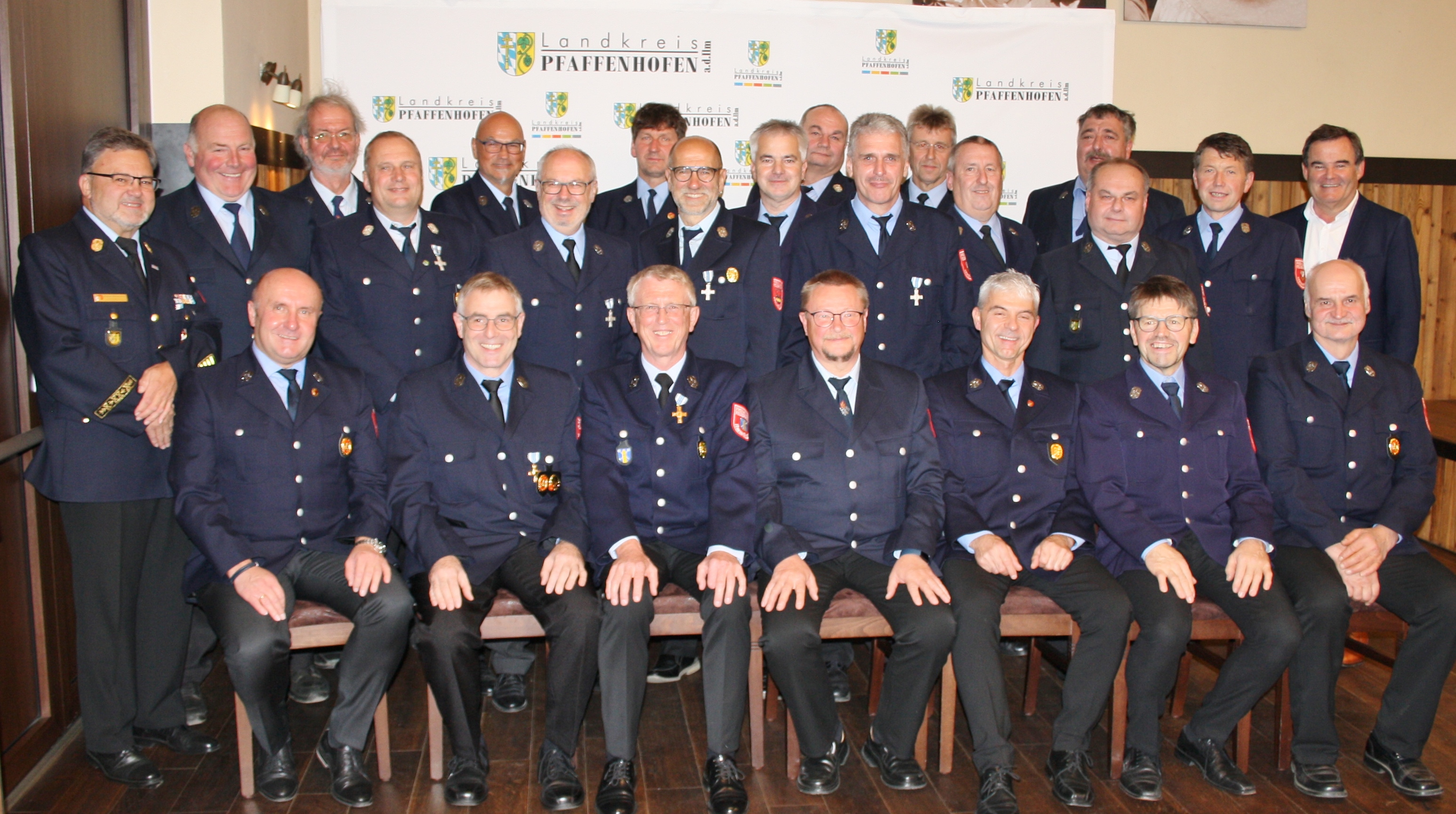 Feuerwehrehrung 40 Jahre