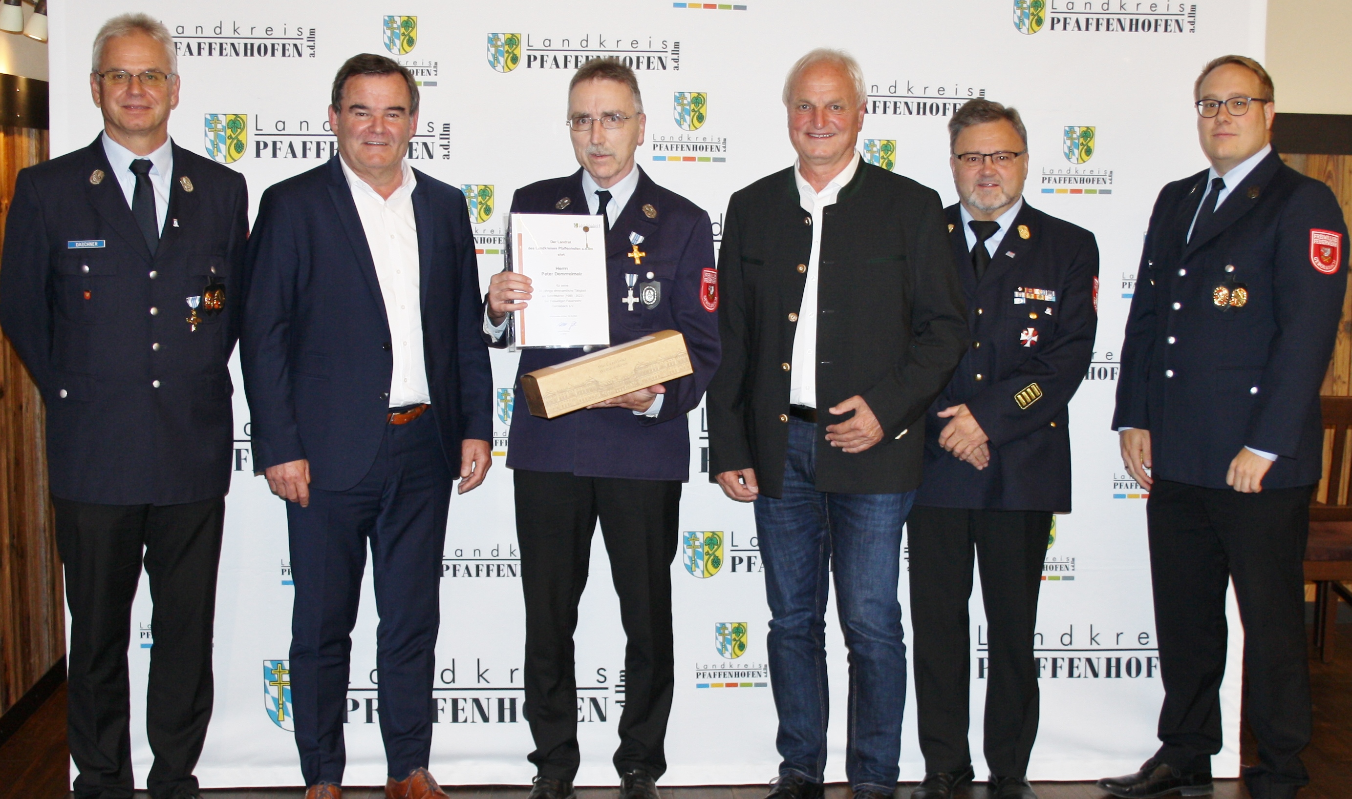 Feuerwehrehrung Demmelmeir
