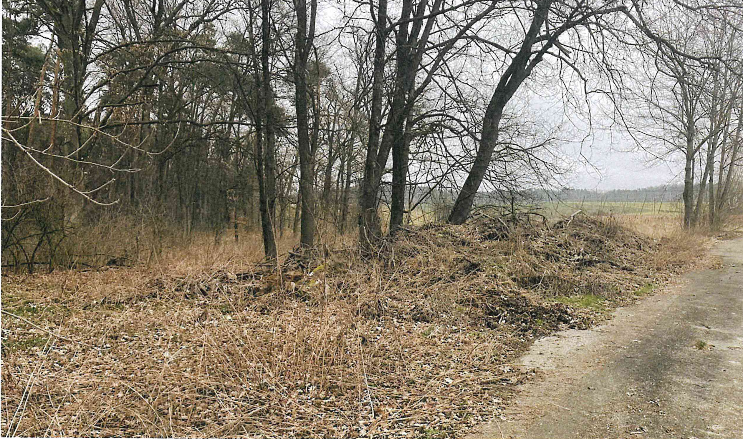 Widerrechtliche Abfallablagerungen am Bahnerberg in Wolnzach