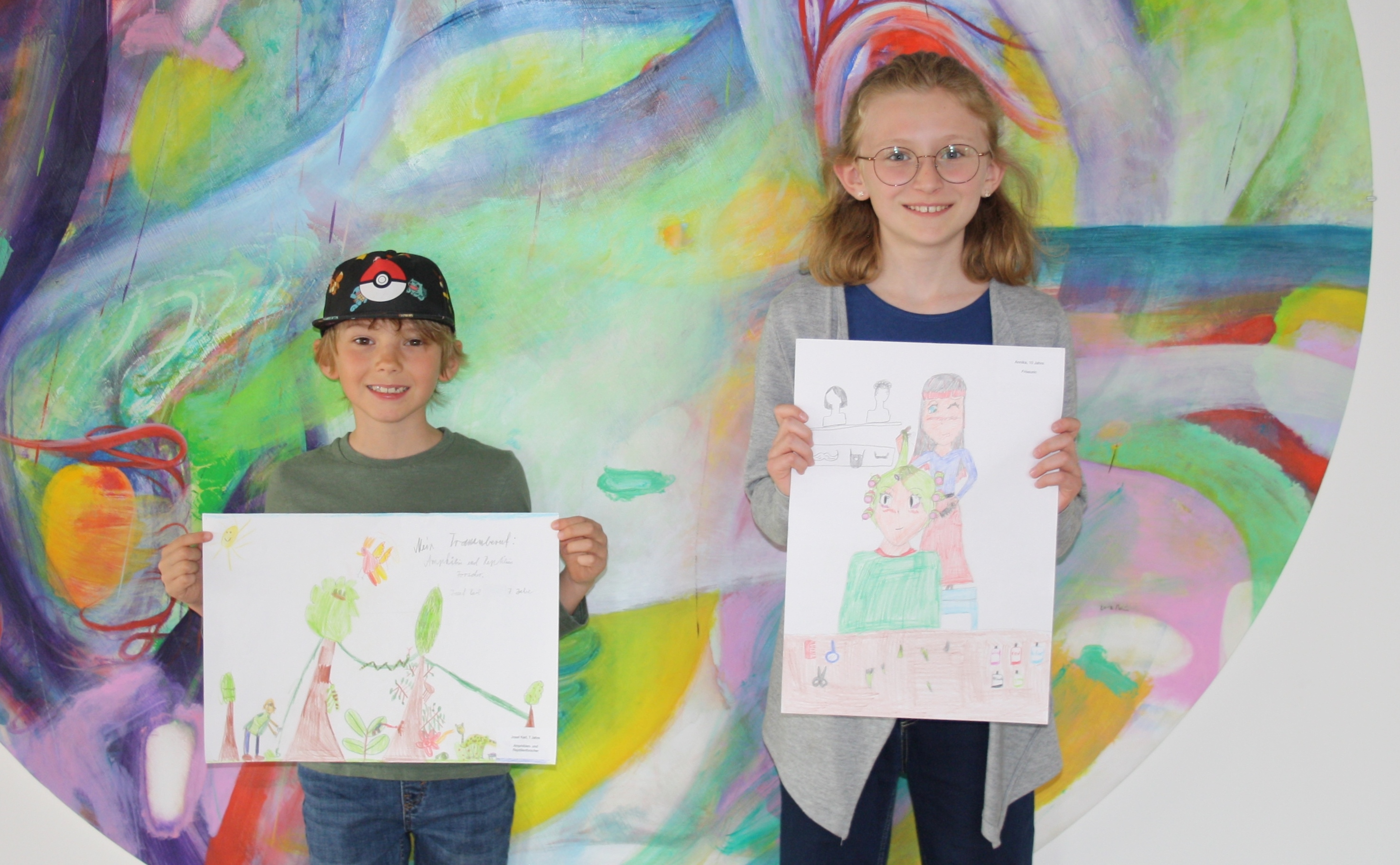 Sieger des Malwettbewerbs gekürt: Kinder zeichnen ihren Traumberuf