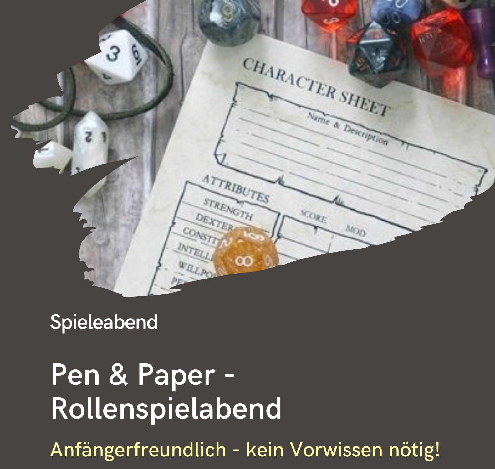 Pen & Paper – Rollenspielabend in der Kreisbücherei