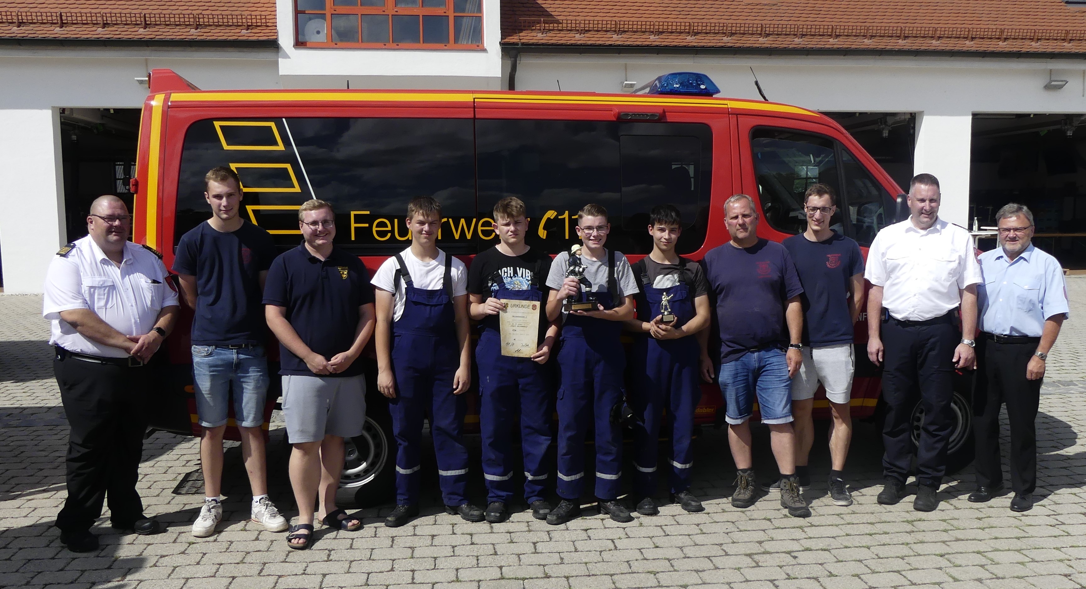 Kreisjugendfeuerwehrtag in der Stadt Geisenfeld