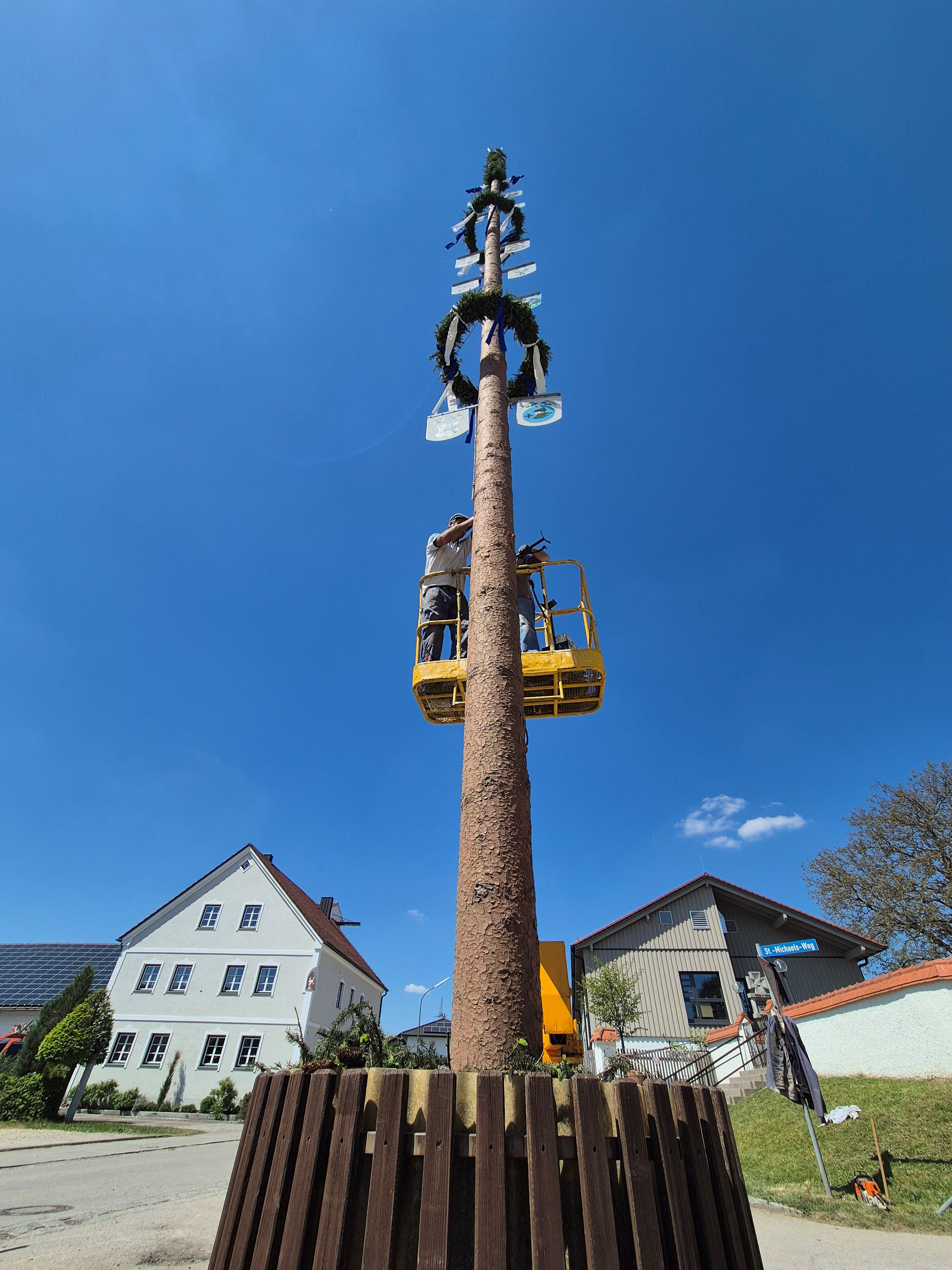 Maibaum Dorfgemeinschaft Affalterbach