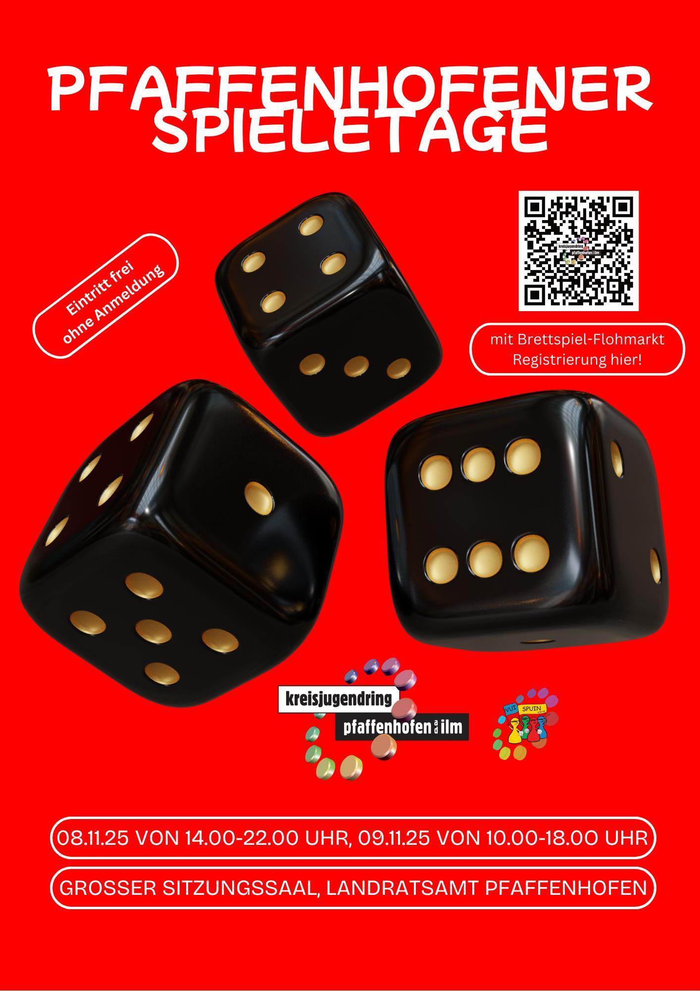 Flyer Pfaffenhofener Brettspieltage