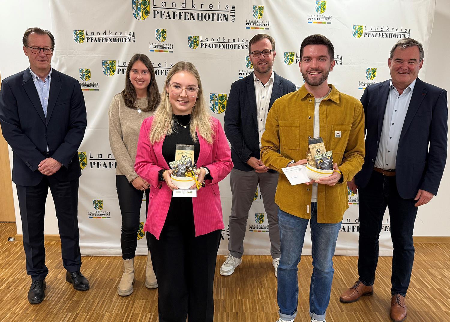 Gratulation für Nea Nestler und Timo Pfab