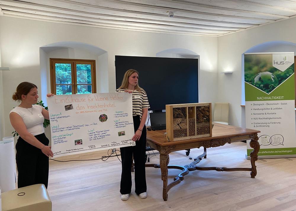 Die Teilnehmenden der „KUS-Azubi-Nachhaltigkeitsscouts 2025“ 