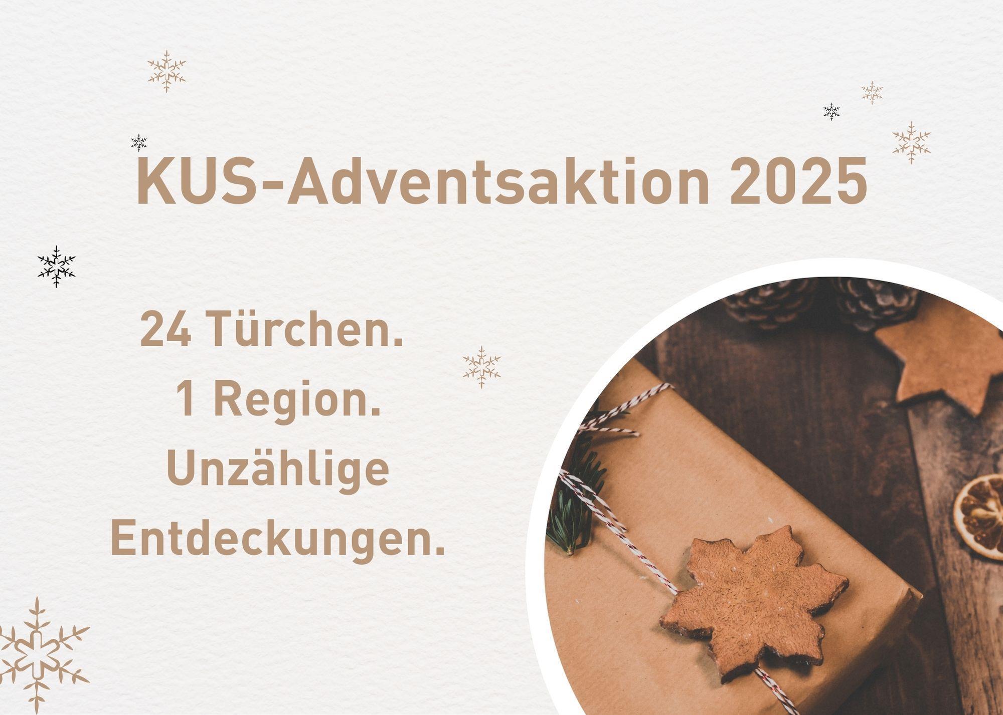 ein Bild mit der Aufschrift KUS-Adventsaktion 2025