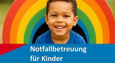 Flyer Notfallbetreuung für Kinder