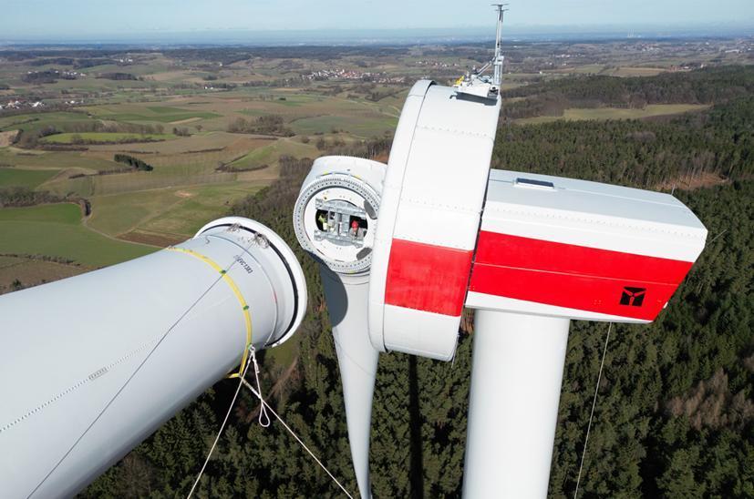 Technik einer Windenergieanlage