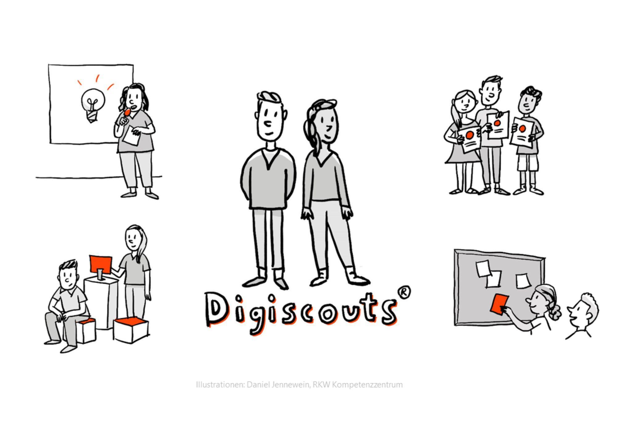 Die Digiscouts® entwickeln praxisnahe Digitalprojekte