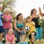 Drei Generationen machen Sport im Freien