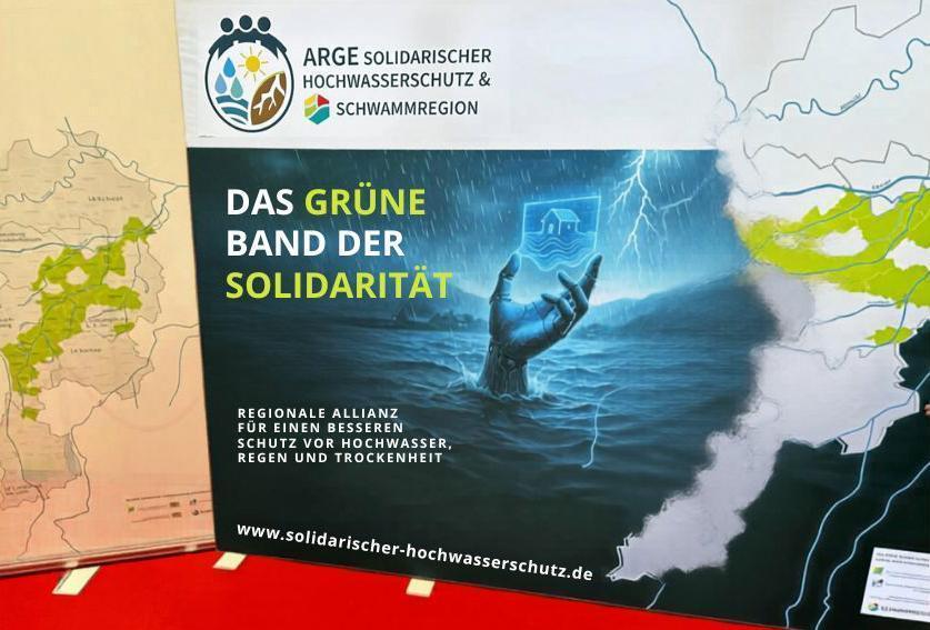 Plakat ARGE Solidarischer Hochwasserschutz