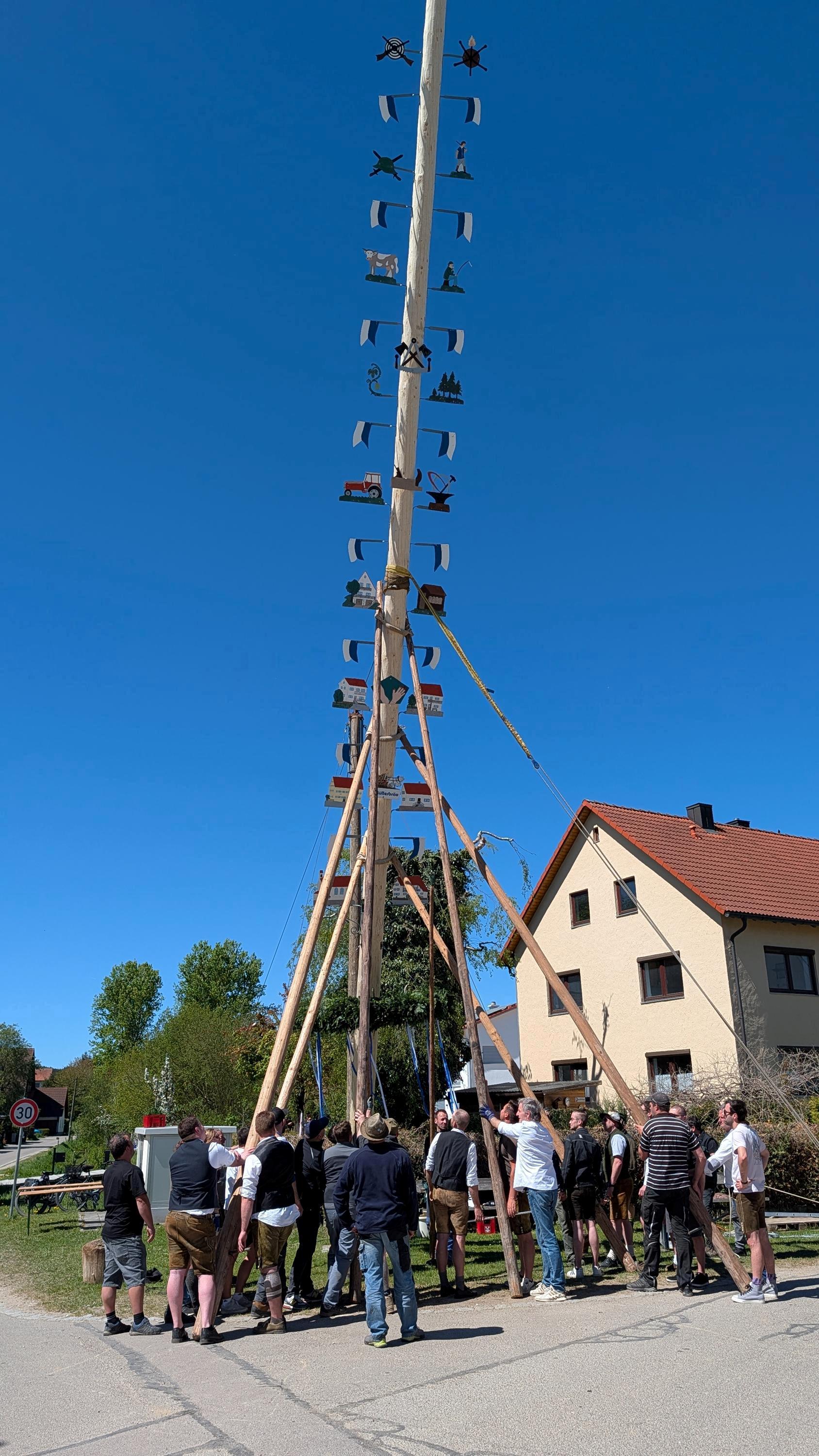 ein Maibaum