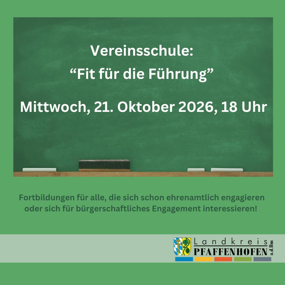 Logo Vereinsschule - Fit für die Führung