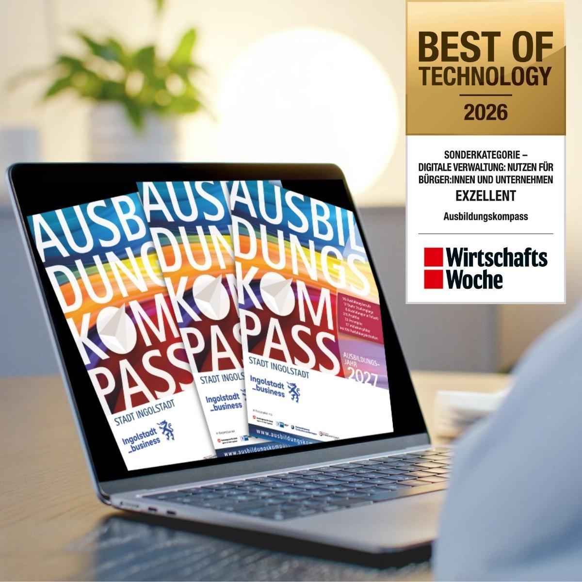 Best of Technology Award 2026 für den Ausbildungskompass 