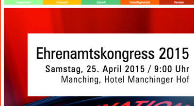 Ehrenamtskongress am 25.04.2015: Landkreis unterstützt Ehrenamtliche und Vereine