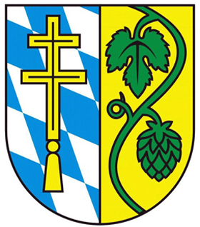 Wappen des  Landkreises Pfaffenhofen