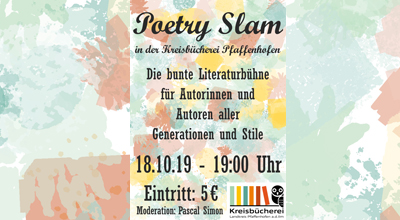 Poetry Slam am 18. Oktober in der Kreisbücherei